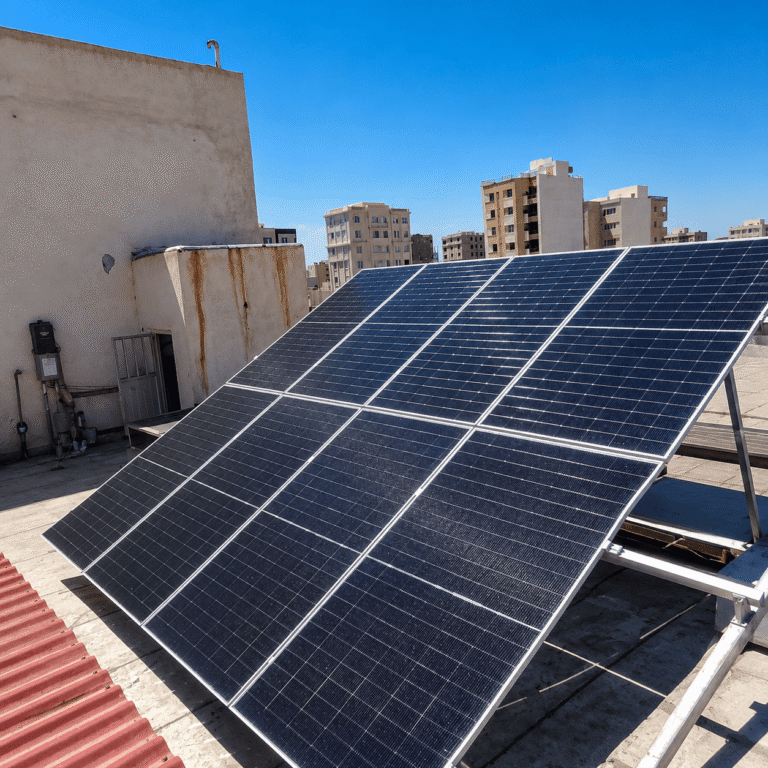 نیروگاه مستقل از شبکه ۵ کیلووات هیبرید